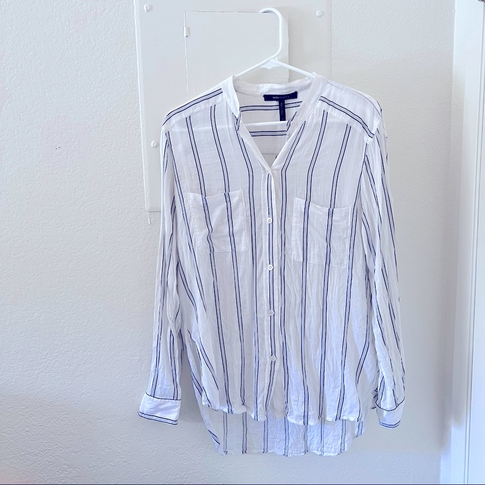 BCBG Maxazria Long Sleeve Button Up Shirt